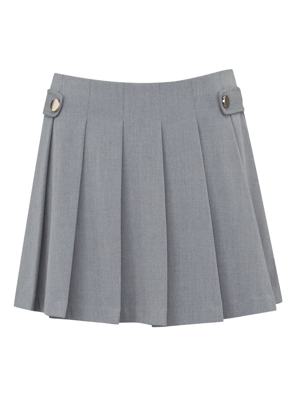 Orsay Šedá dámská áčková sukně ORSAY