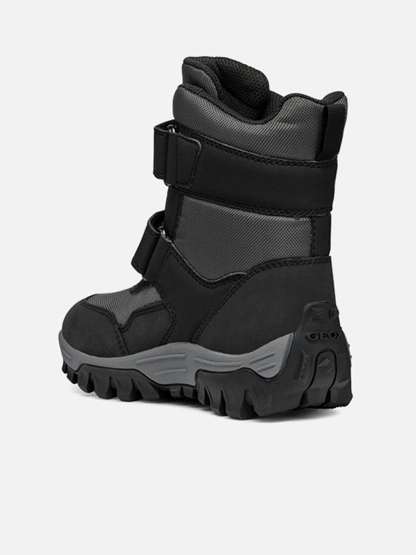 Geox Černá chlapecká kotníková obuv Geox Himalaya B ABX