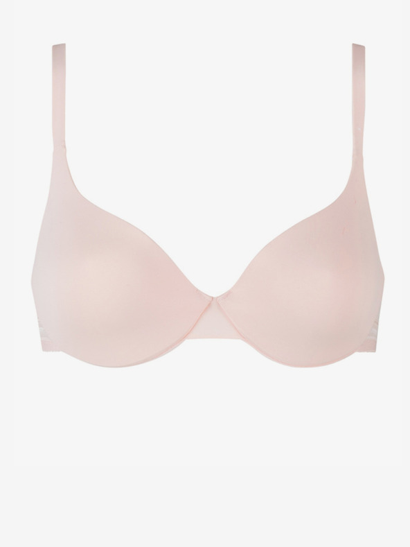 DIM Světle růžová dámská podprsenka Dim Invisifree