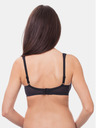 DIM Černá dámská zmenšující podprsenka Dim GENEROUS MINIMIZER BRA