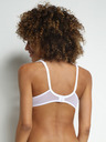 DIM Bílá dámská krajková podprsenka Dim GENEROUS BRODERIE UNDERWIRE BRA