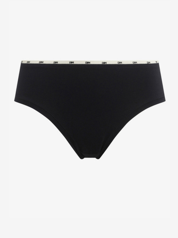 DIM Černé dámské kalhotky Dim Icons Midi