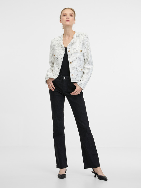 Orsay Krémové dámské sako ORSAY