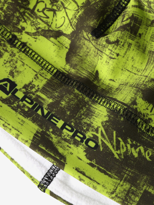 ALPINE PRO Funkční čepice s bambulí ALPINE PRO ABERE sulphur spring