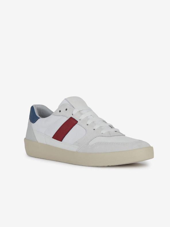 Geox Šedo-bílé pánské tenisky Geox Affile