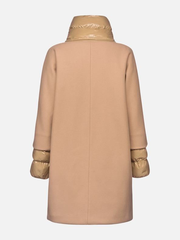 Geox Hnědý dámský kabát Geox Diamanta