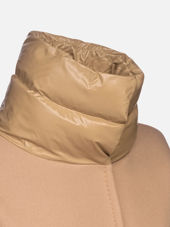 Geox Hnědý dámský kabát Geox Diamanta