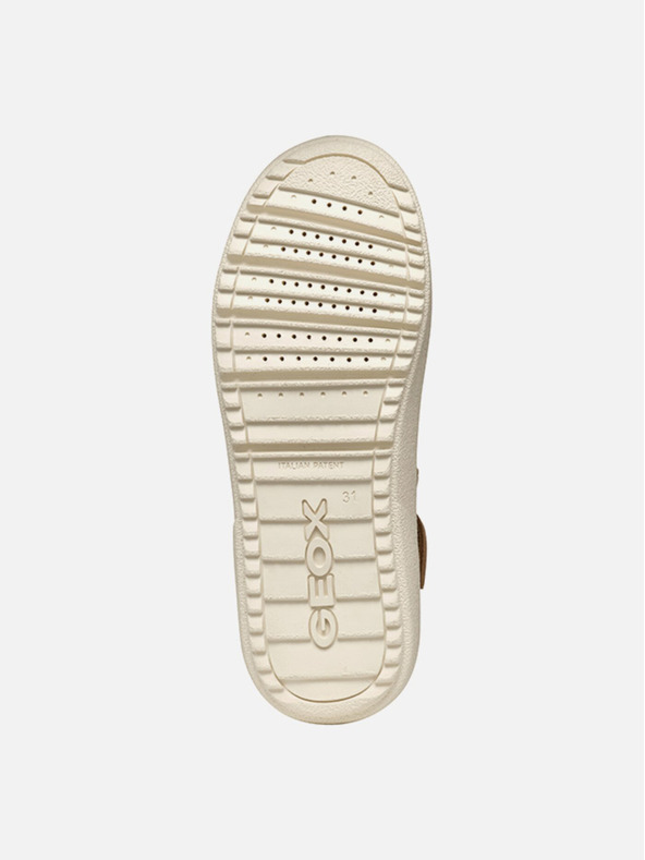 Geox Světle hnědá dívčí kotníková obuv Geox Theleven