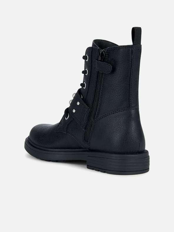 Geox Černá dívčí kotníková obuv Geox Eclair