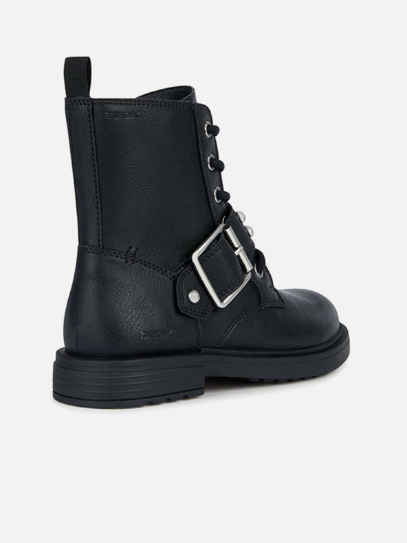 Geox Černá dívčí kotníková obuv Geox Eclair