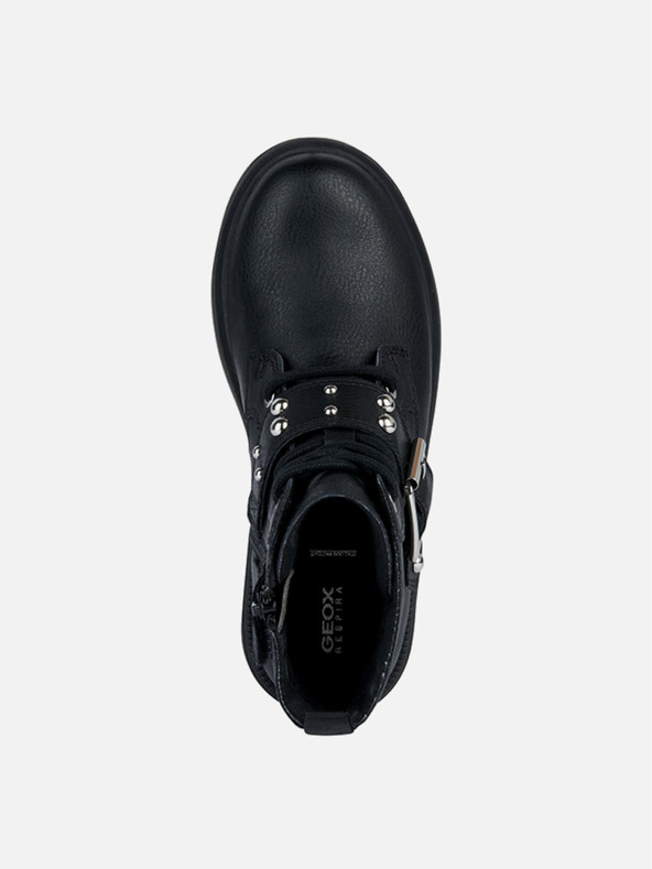 Geox Černá dívčí kotníková obuv Geox Eclair