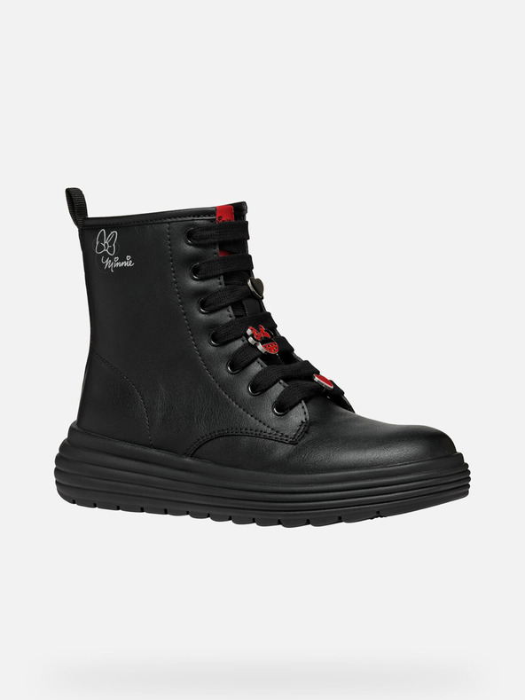 Geox Černá dívčí kotníková obuv Geox Phaolae