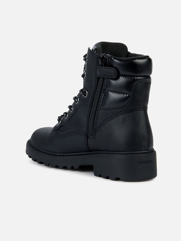Geox Černá dívčí kotníková obuv Geox Casey B ABX