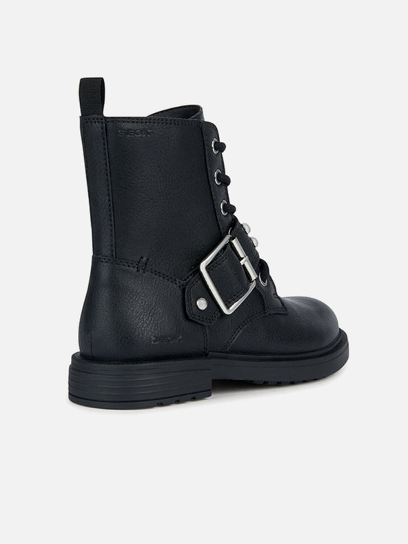 Geox Černá dívčí kotníková obuv Geox Eclair