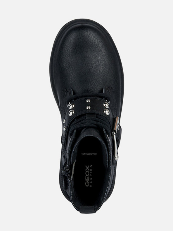 Geox Černá dívčí kotníková obuv Geox Eclair