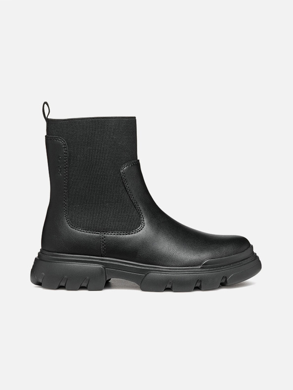 Geox Černá dívčí kotníková obuv Geox Junette