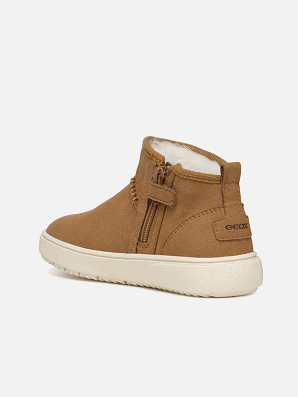 Geox Světle hnědá dívčí kotníková obuv Geox Theleven