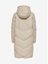 Jacqueline de Yong Béžový dámský zimní prošívaný kabát JDY Rikka