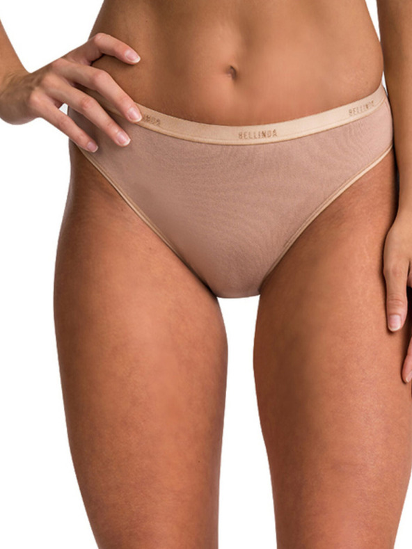 Bellinda Béžové dámské kalhotky Bellinda Cotton Minislip