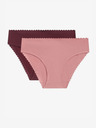 DIM Sada dvou dámských kalhotek Dim Body Touch Midi Brief