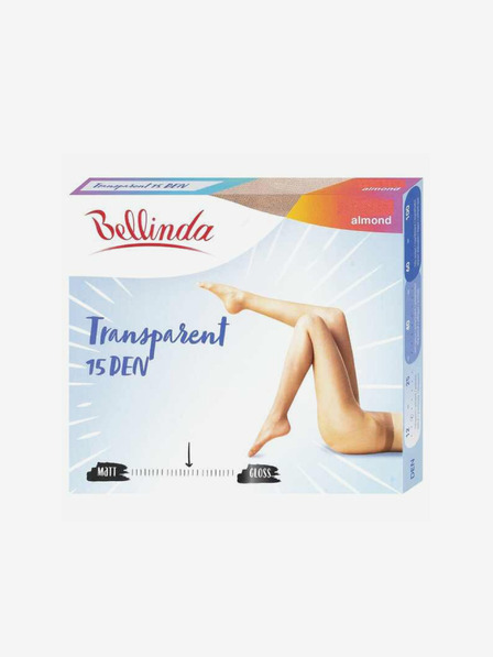 Bellinda Béžové dámské punčochové kalhoty Bellinda Transparent 15 DEN
