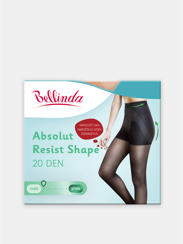 Bellinda Černé dámské formující punčochové kalhoty Bellinda ABSOLUT RESIST SHAPE 20 DEN