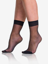 Bellinda Černé silonkové ponožky Bellinda FLY SOCKS