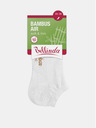 Bellinda Bílé dámské kotníkové ponožky Bellinda BAMBUS AIR LADIES IN-SHOE SOCKS