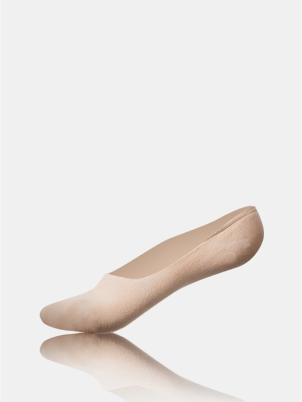 Bellinda Béžové dámské slip on ponožky Bellinda INVISIBLE SOCKS