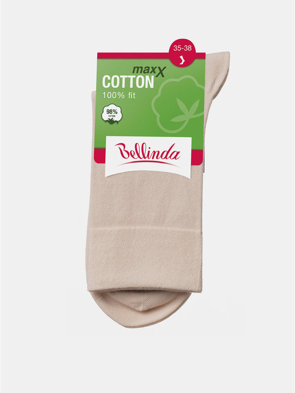 Bellinda Béžové dámské ponožky Bellinda COTTON MAXX LADIES SOCKS