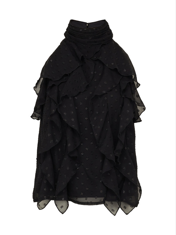 Orsay Černá dámská halenka bez rukávu ORSAY