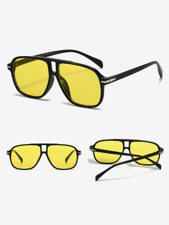 VEYREY Černé sluneční brýle VeyRey Ghost