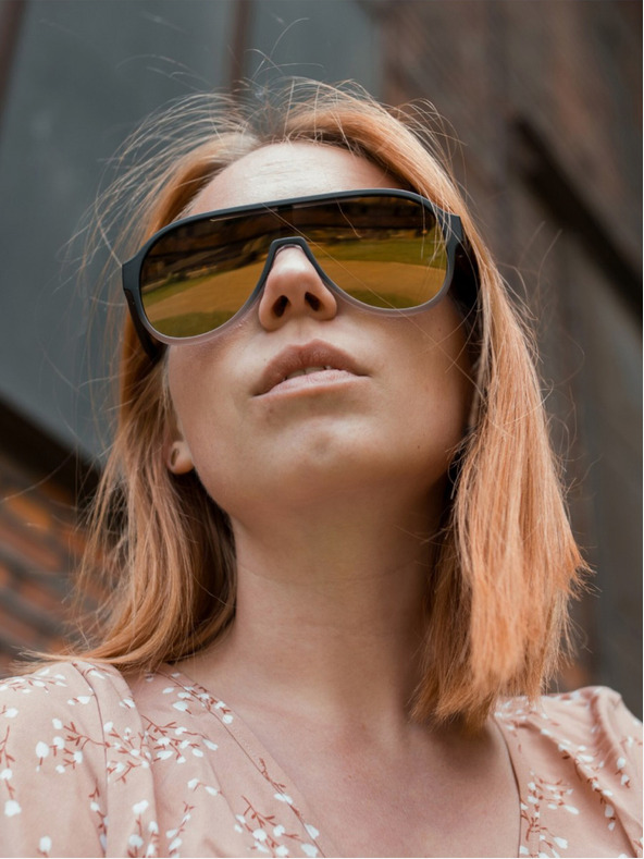 VEYREY VeyRey Sluneční brýle Milti polarizační Oválné Zelená sklíčka Univerzální