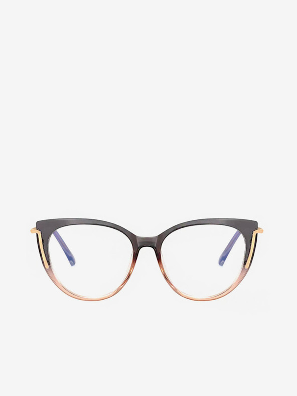 VEYREY Černo-zlaté dámské brýle blokující modré světlo VeyRey Buster