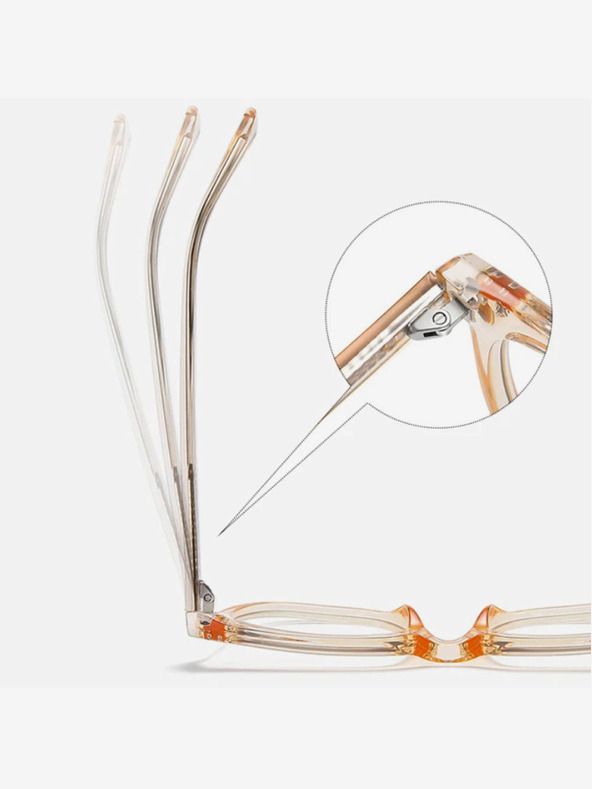 VEYREY Černo-zlaté dámské brýle blokující modré světlo VeyRey Buster