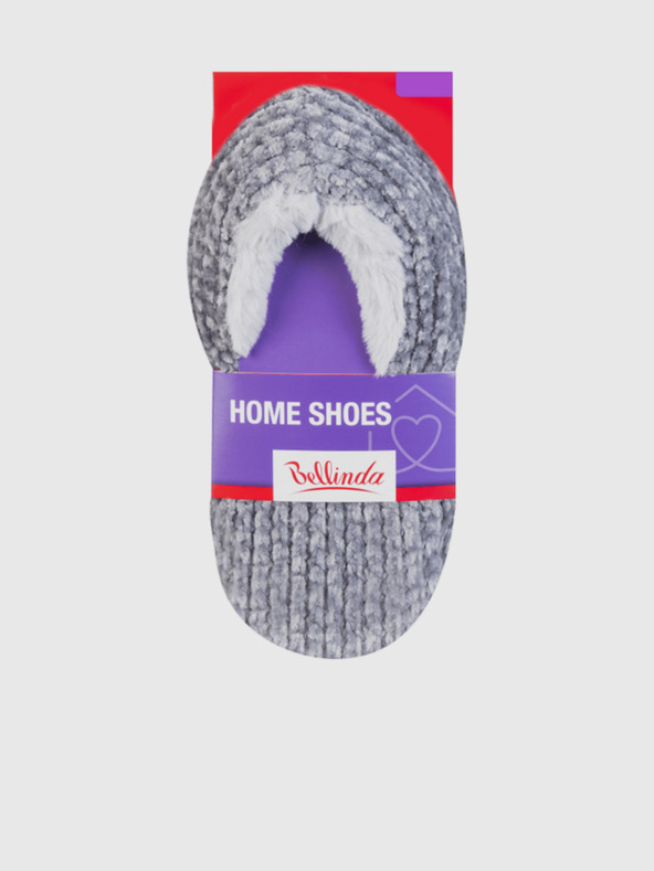 Bellinda Světle šedé dámské domácí bačkory BELLINDA Home Shoes