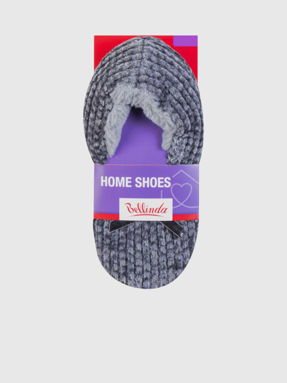 Bellinda Šedé dámské domácí bačkory BELLINDA Home Shoes