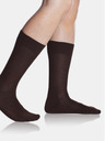 Bellinda Tmavě hnědé pánské ponožky Bellinda BAMBUS COMFORT SOCKS