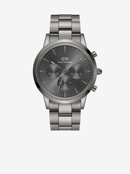 Daniel Wellington Šedé pánské hodinky Daniel Wellington Iconic