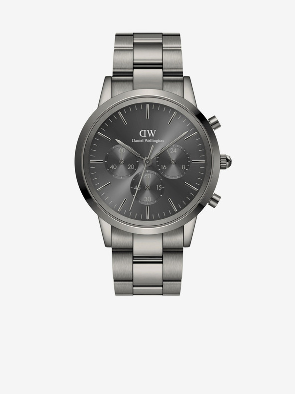 Daniel Wellington Šedé pánské hodinky Daniel Wellington Iconic