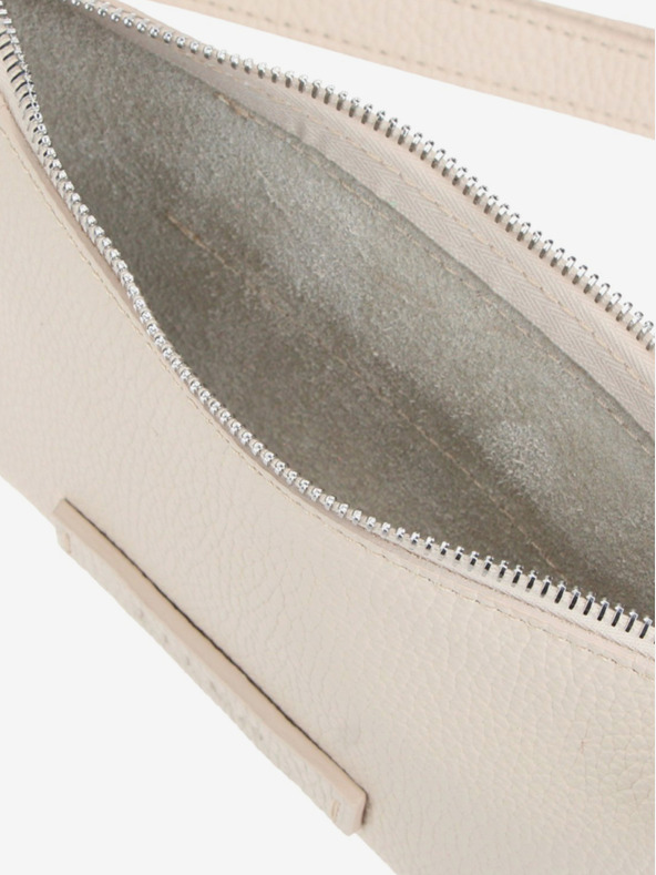 Elega Krémová dámská kožená ledvinka ELEGA Merlin