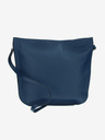 Elega Tmavě modrá dámská kožená crossbody kabelka ELEGA Hobie