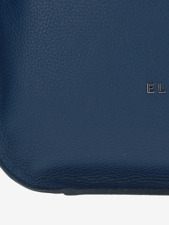 Elega Tmavě modrá dámská kožená crossbody kabelka ELEGA Hobie