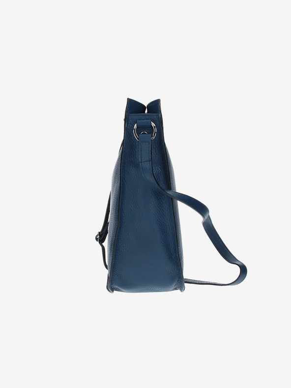 Elega Tmavě modrá dámská kožená crossbody kabelka ELEGA Hobie