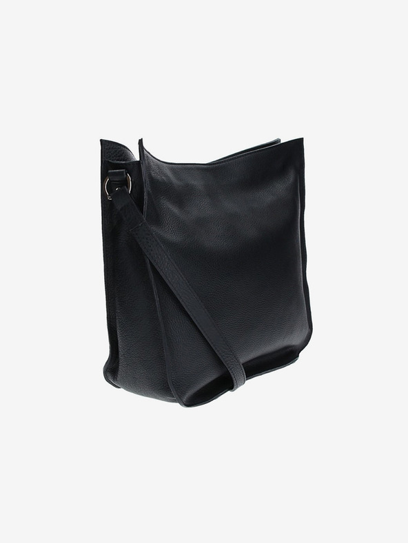Elega Černá dámská kožená crossbody kabelka ELEGA Hobie