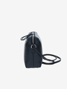Elega Černá dámská kožená crossbody kabelka ELEGA Hill