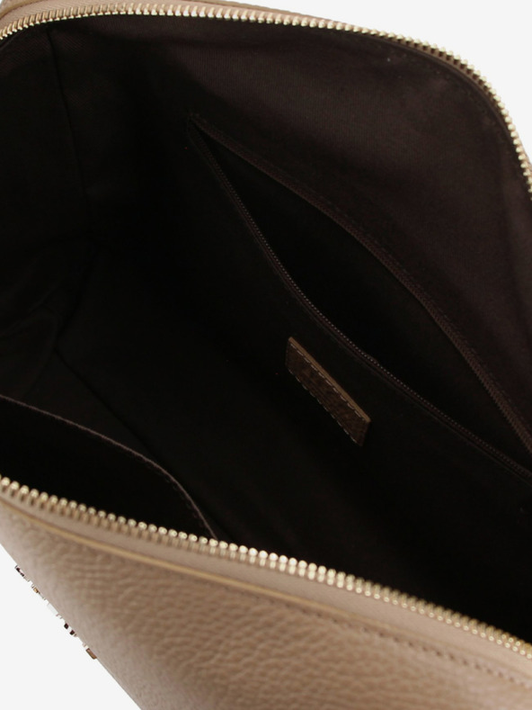 Elega Světle hnědá dámská kožená kabelka ELEGA Hills