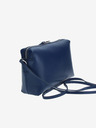Elega Tmavě modrá dámská kožená crossbody kabelka ELEGA Hill