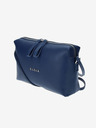 Elega Tmavě modrá dámská kožená crossbody kabelka ELEGA Hill