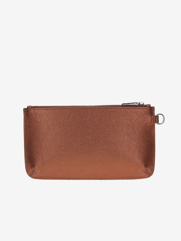 Elega Hnědé dámské kožené psaníčko ELEGA Snap